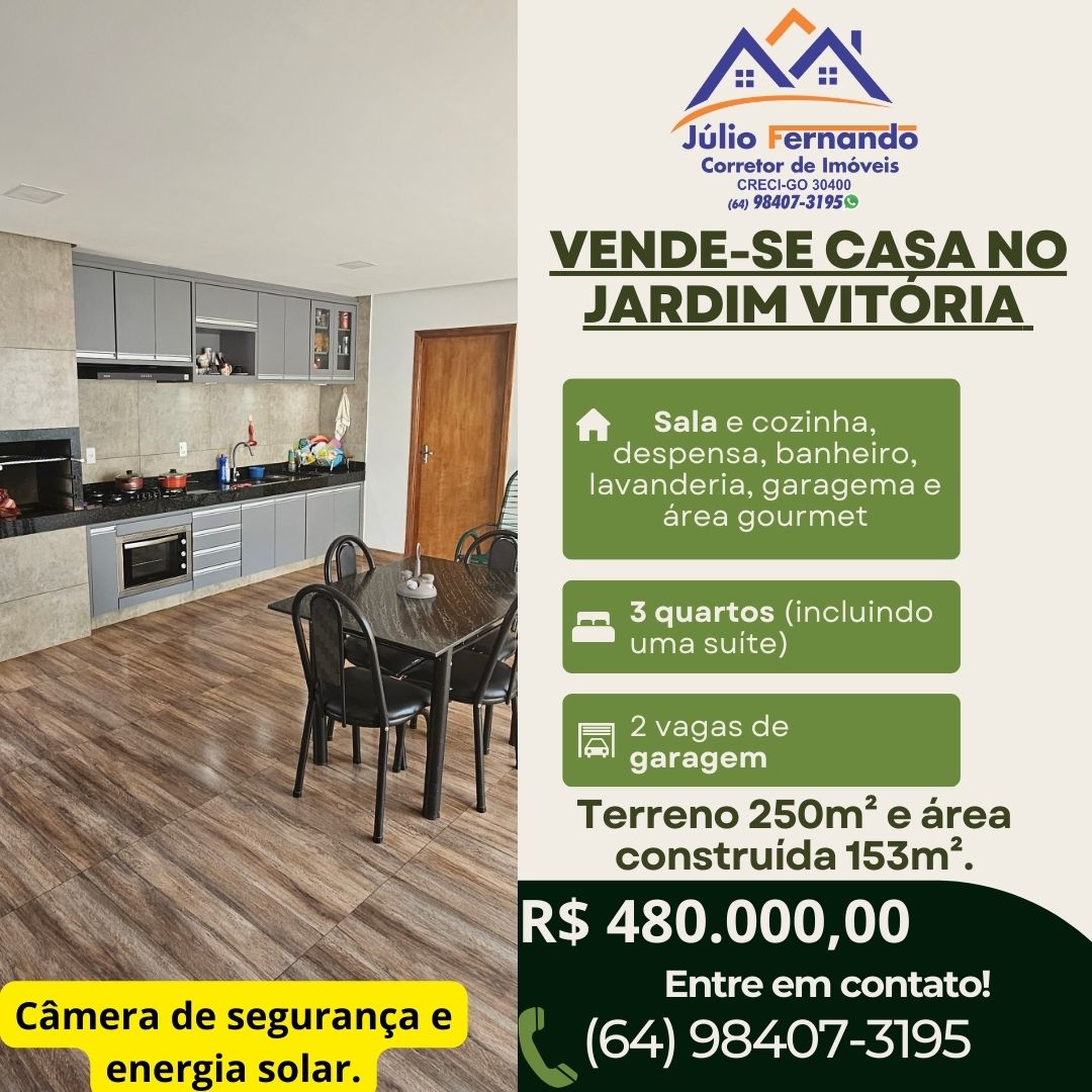 VENDE-SE CASA NO JARDIM VITÓRIA