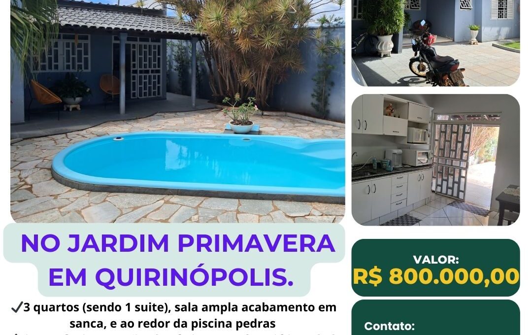 CASA PRIMAVERA - PATRICIA - 800 MIL (capa)
