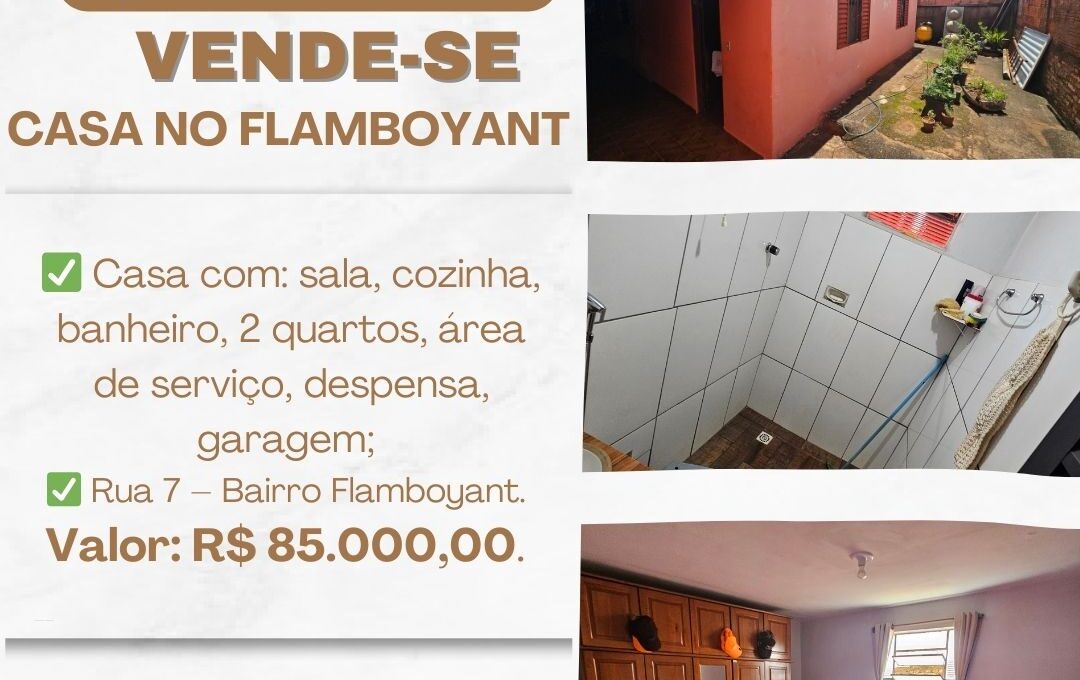casa - flamboyant -  rua 7 - 85 mil (capa)