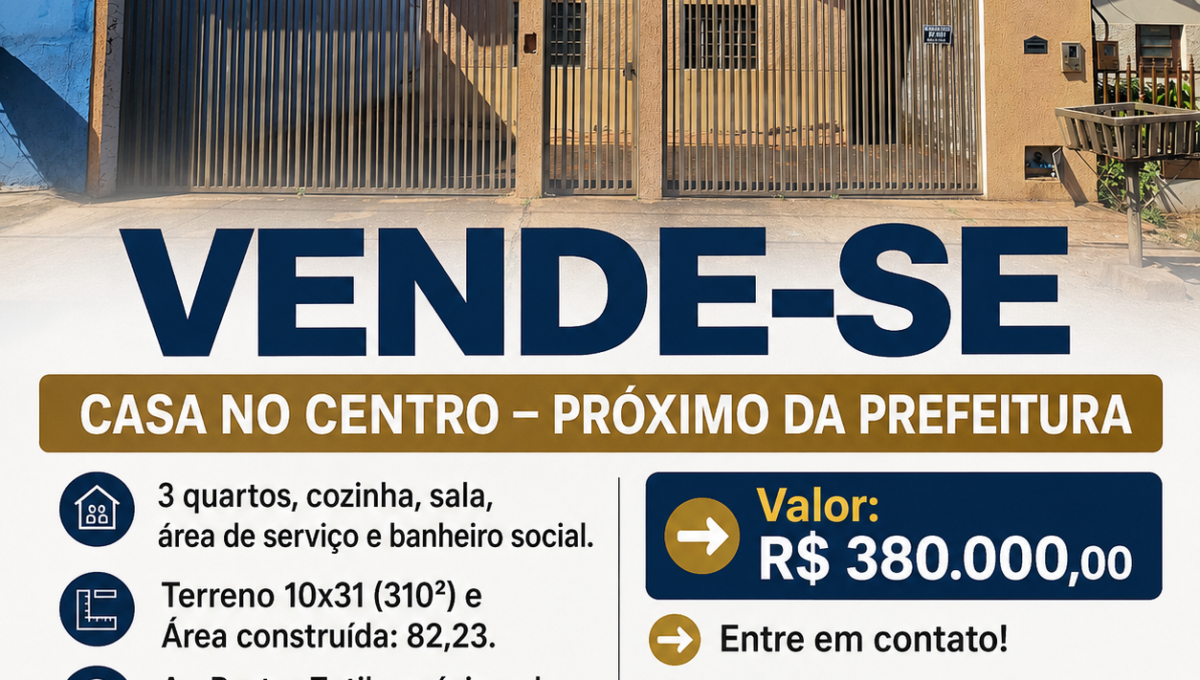 CASA CENTRO - PASTOR ZETIL 101 - 380MIL (capa)