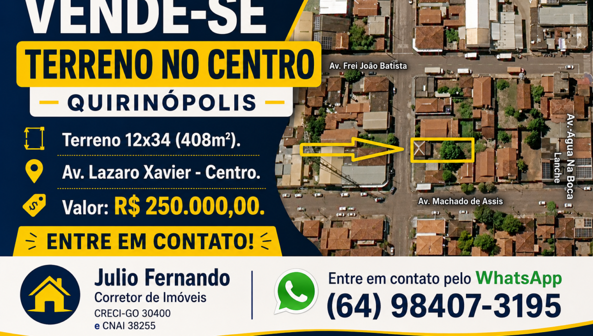 terreno - jose - lazaro xavier 250mil